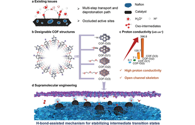 Novel vinylene-linked COF ruthenium catalyst design achieves record performance in proton exchange membrane water electrolyzers 2025.100656